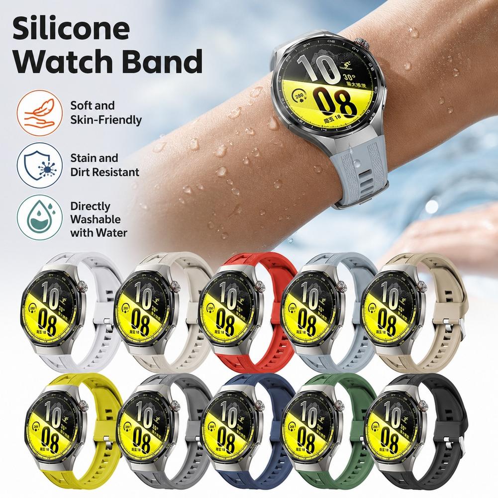 Silicone Sport Band - Silicone Watch Strap For Huawei Watch
