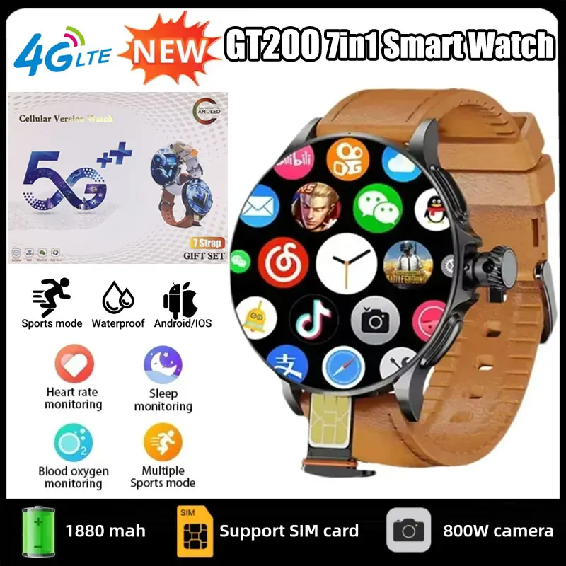 Smartwatch Watches For Men With Gps - GT200 5G Smart Watch 1.95 Inch