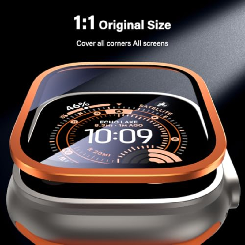 2PCS HD Metal Tempered Glass F - đánh giá và giá Apple Watch Band