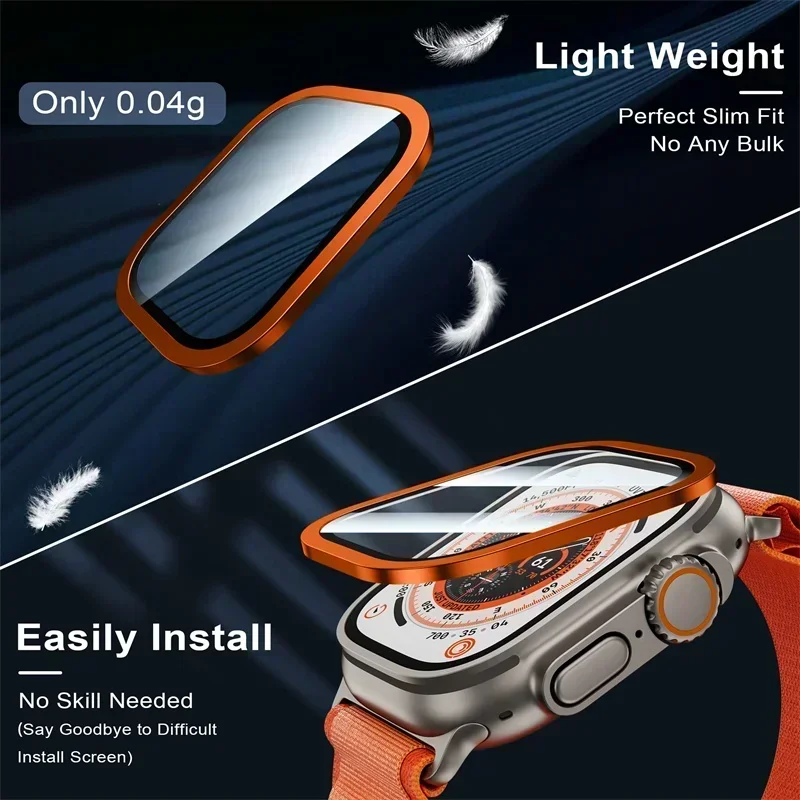 2PCS Titanium Metal Frame for  - đánh giá và giá Apple Watch Band