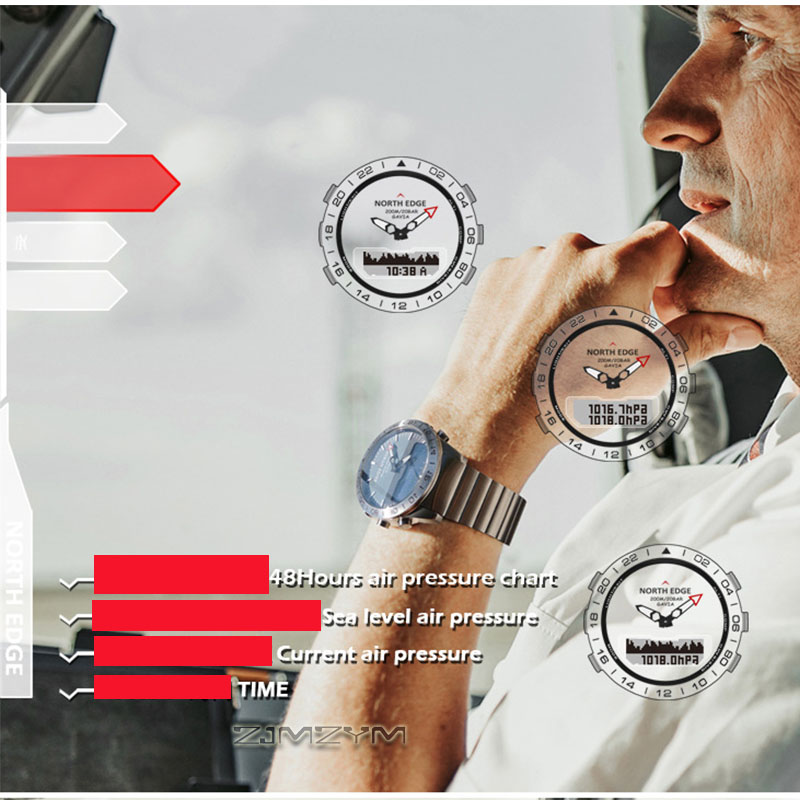 Men Analog Digital Dive Watch  - đánh giá và giá Waterproof Diving Watch