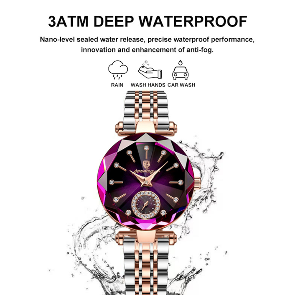 POEDAGAR Luxury Brand Ladies W - đánh giá và giá Waterproof Diving Watch