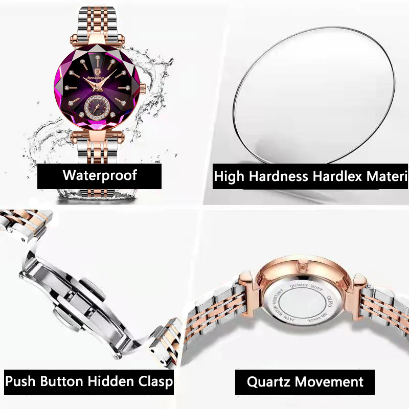 POEDAGAR Luxury Brand Ladies W - đánh giá và giá Waterproof Diving Watch