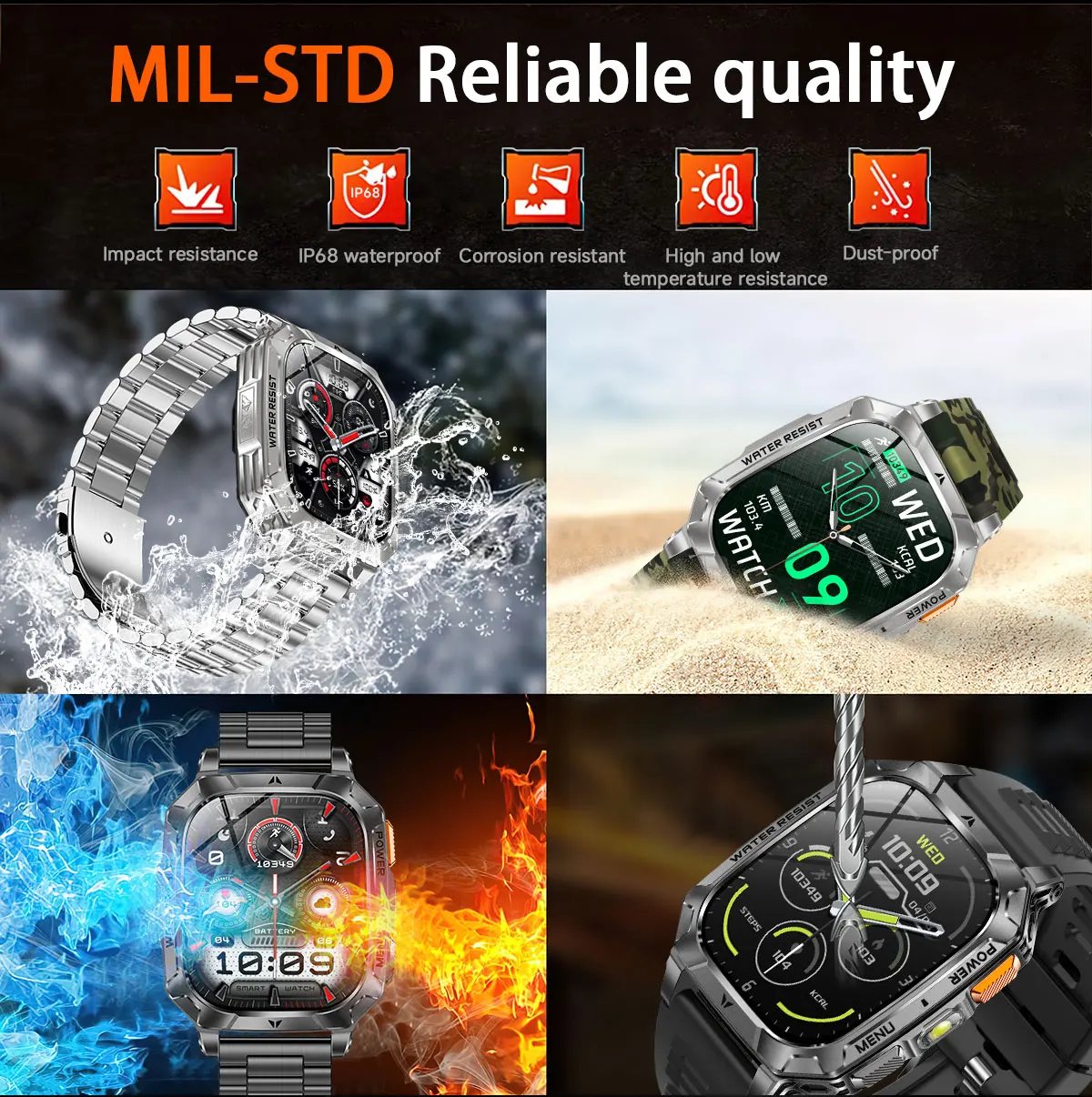 2026 New Built-in 1400mAh Supe - đánh giá và giá Smartwatch Watches For Men With Gps