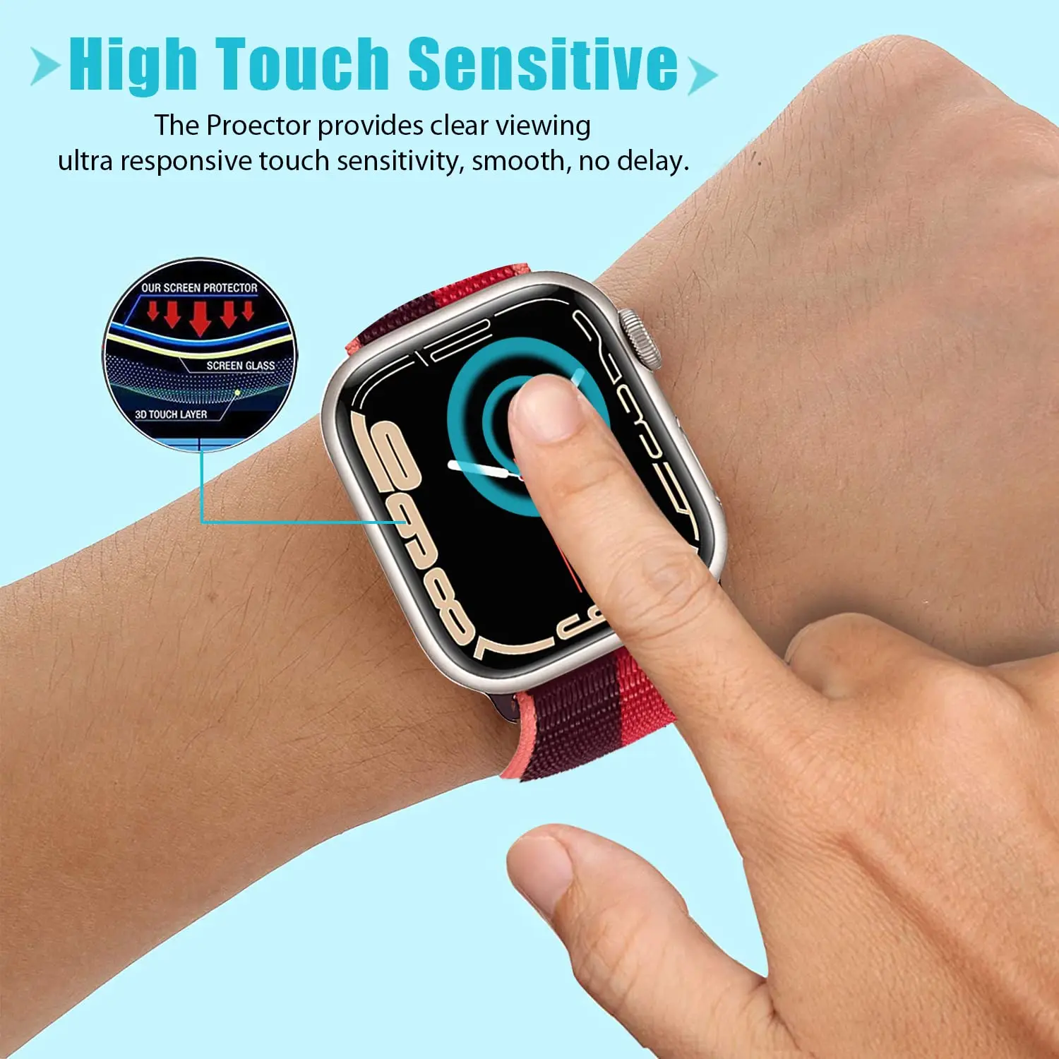 3D Tempered Glass For Apple Wa - đánh giá và giá Apple Watch Band