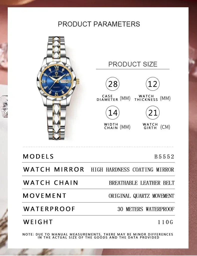 BINBOND New 2522 Fashionable W - đánh giá và giá Waterproof Diving Watch