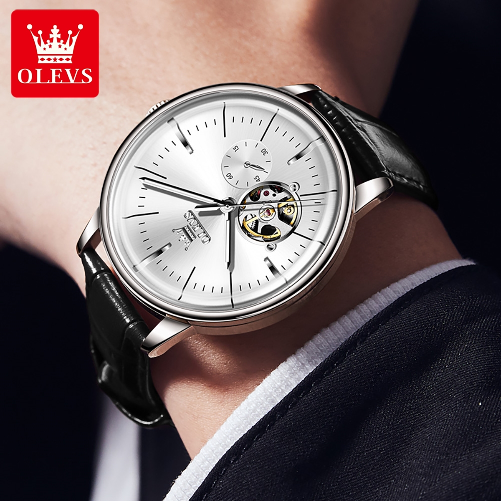 OLEVS 6708 Fashion Men's Watch - đánh giá và giá Anti-Magnetic Watch