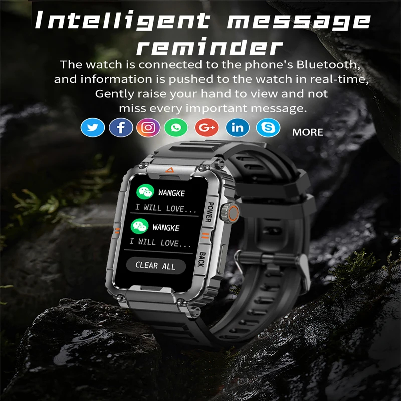 Military Outdoor Smart Watch G - đánh giá và giá Smartwatch Watches For Men With Gps