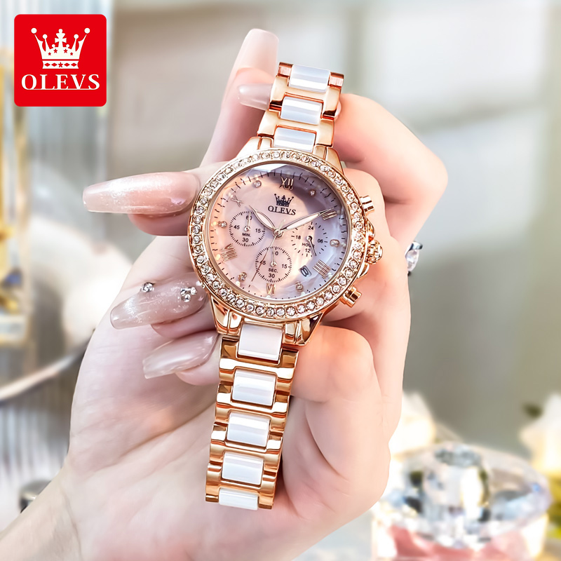OLEVS 9999 Women Watch Brand O - đánh giá và giá Waterproof Diving Watch