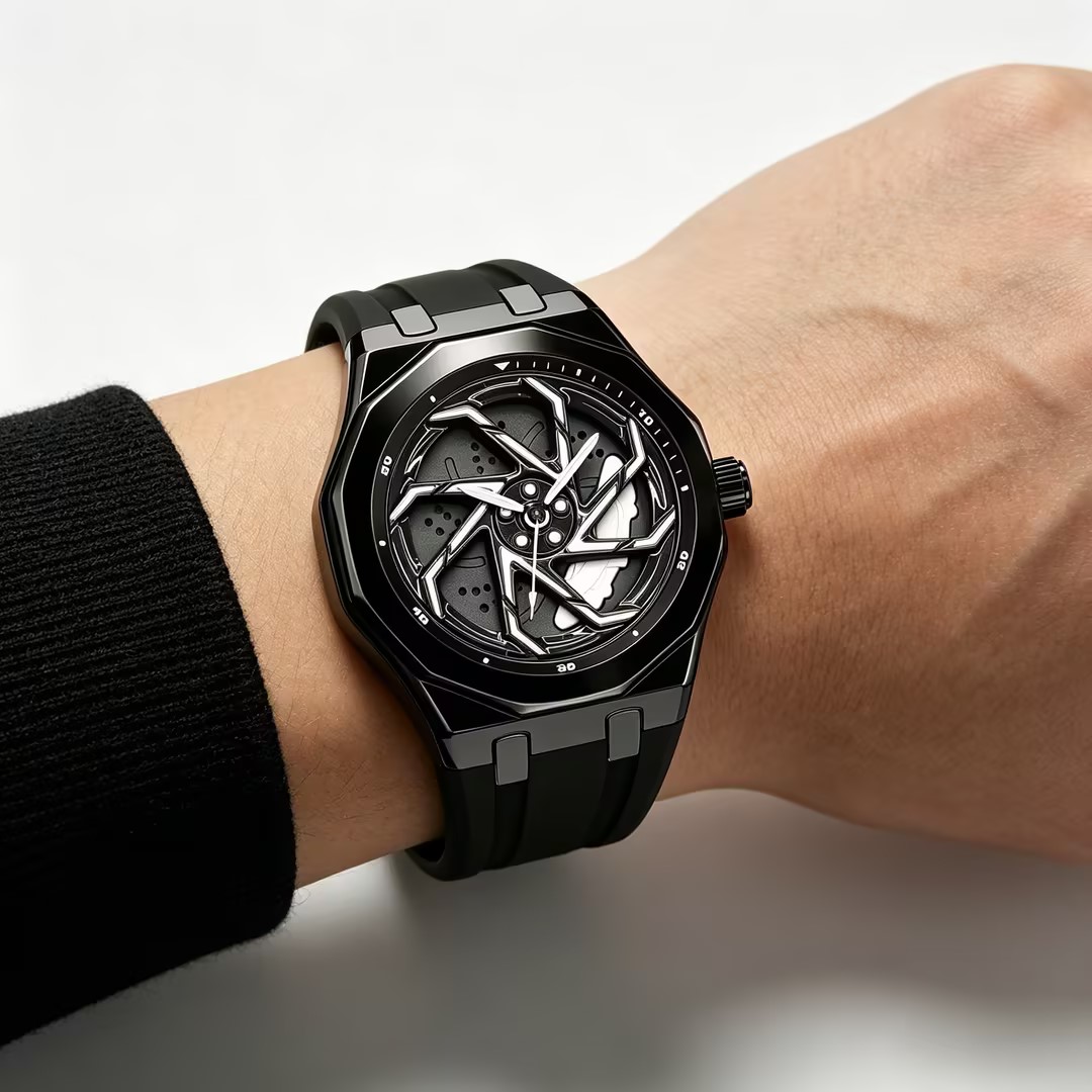 New Casual Men's Quartz Watche - đánh giá và giá Silicone Sport Band