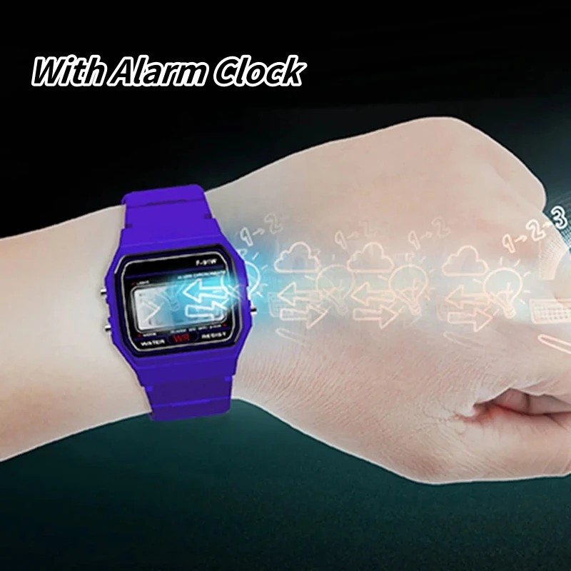 Sport LED Digital Watches for  - đánh giá và giá Silicone Sport Band
