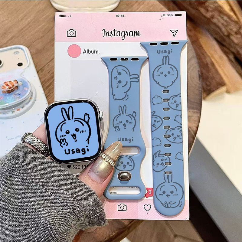 Anime Chiikawa Usagi Applicabl - đánh giá và giá Apple Watch Band