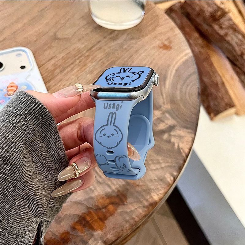 Anime Chiikawa Usagi Applicabl - đánh giá và giá Apple Watch Band
