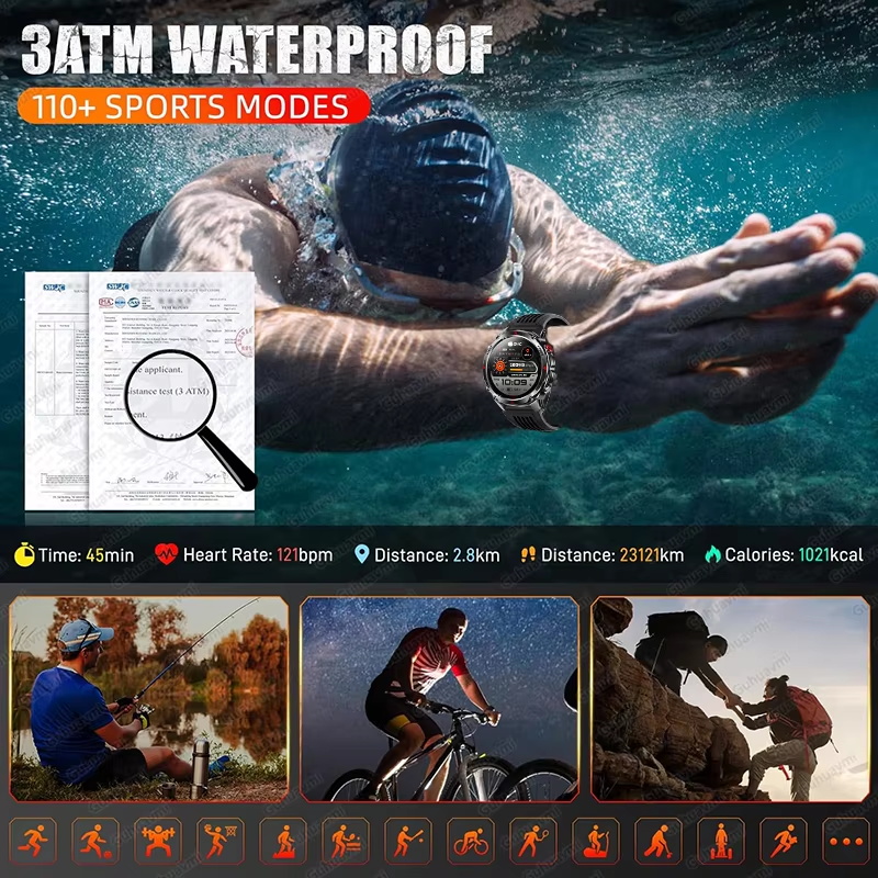 Military 540mAh GPS Smart Watc - đánh giá và giá Smartwatch Watches For Men With Gps