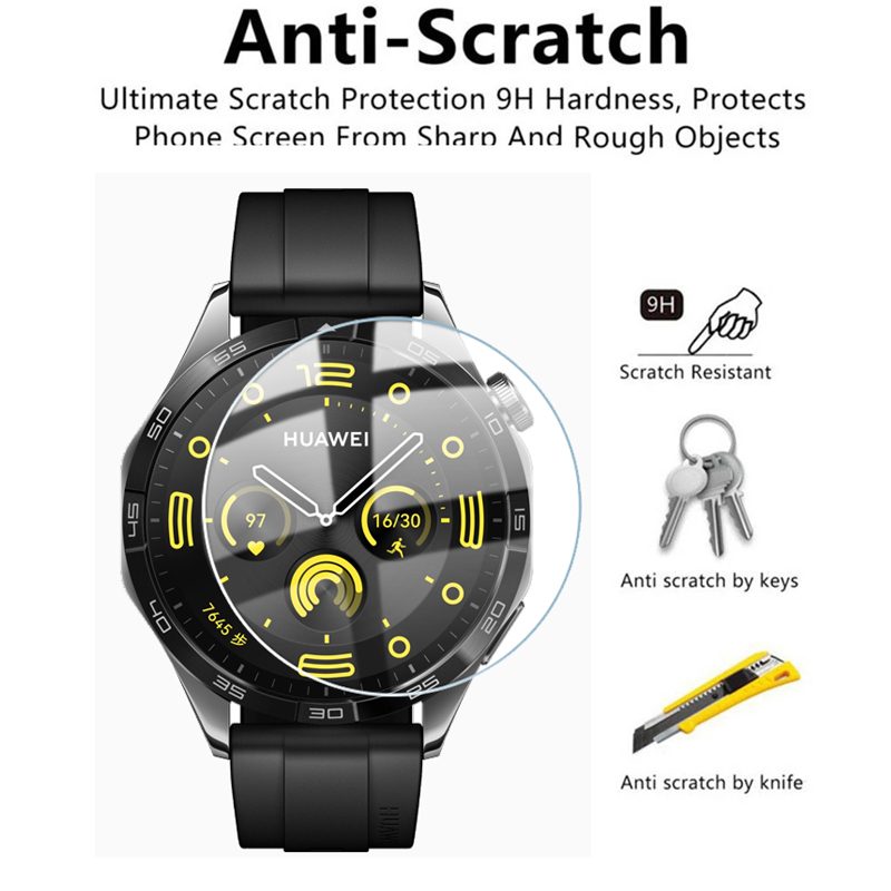 HD Tempered Glass Film For Hua - đánh giá và giá Smart Watch Screen Protector