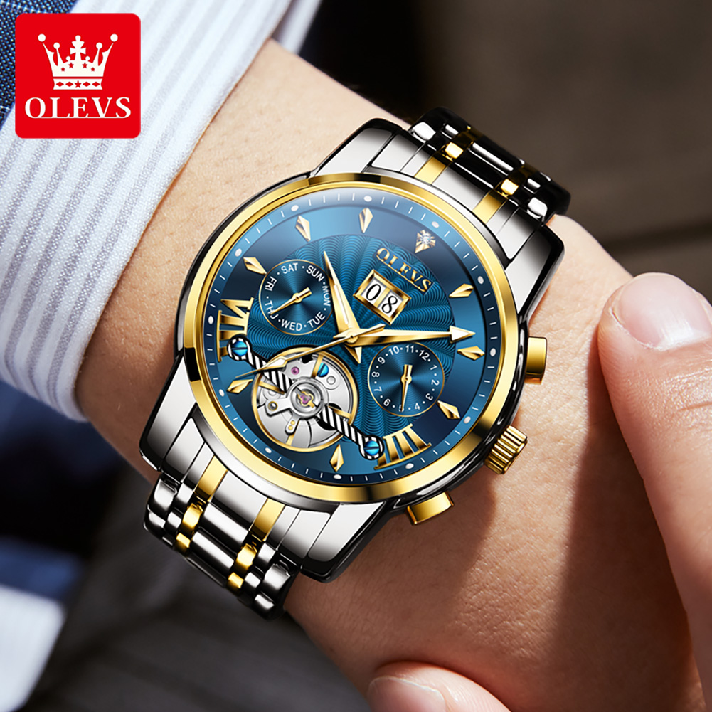 OLEVS Men Watches Luxury Fashi - đánh giá và giá Anti-Magnetic Watch