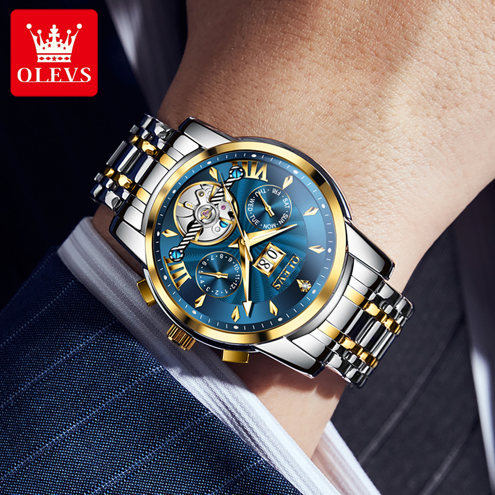 OLEVS Men Watches Luxury Fashi - đánh giá và giá Anti-Magnetic Watch