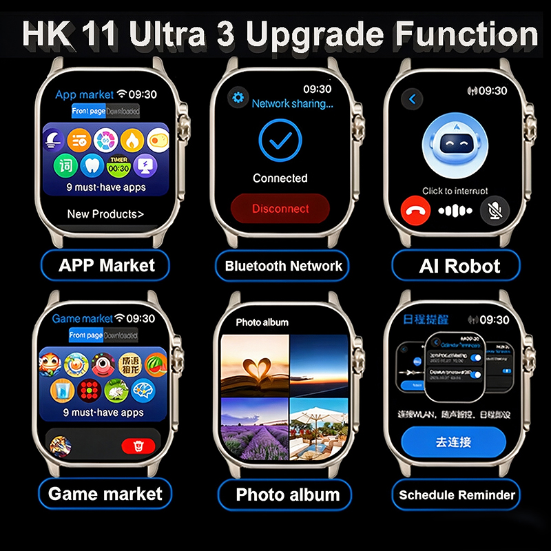 New Watches Men HK11 ULTRA3 Sm - đánh giá và giá Smartwatch Watches For Men With Gps