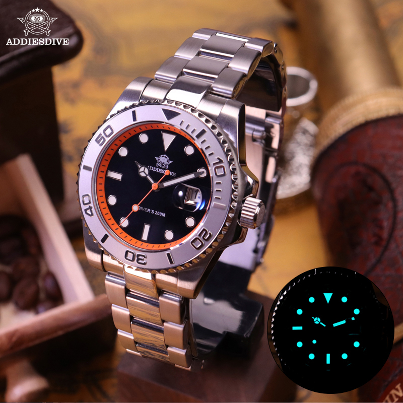 ADDIESDIVE Men's Dive Watch 20 - đánh giá và giá Rolex Watch Submariner